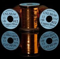 UNI Mylar Flat Tinsel .#12-L Copper/Blue