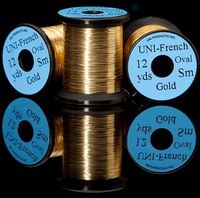 UNI Freench Oval Tinsel #S Gold FB-011392